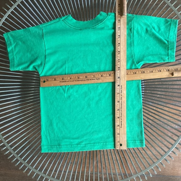 Vintage 90s green Camp tee size youth 6-8 - Picture 5 of 7